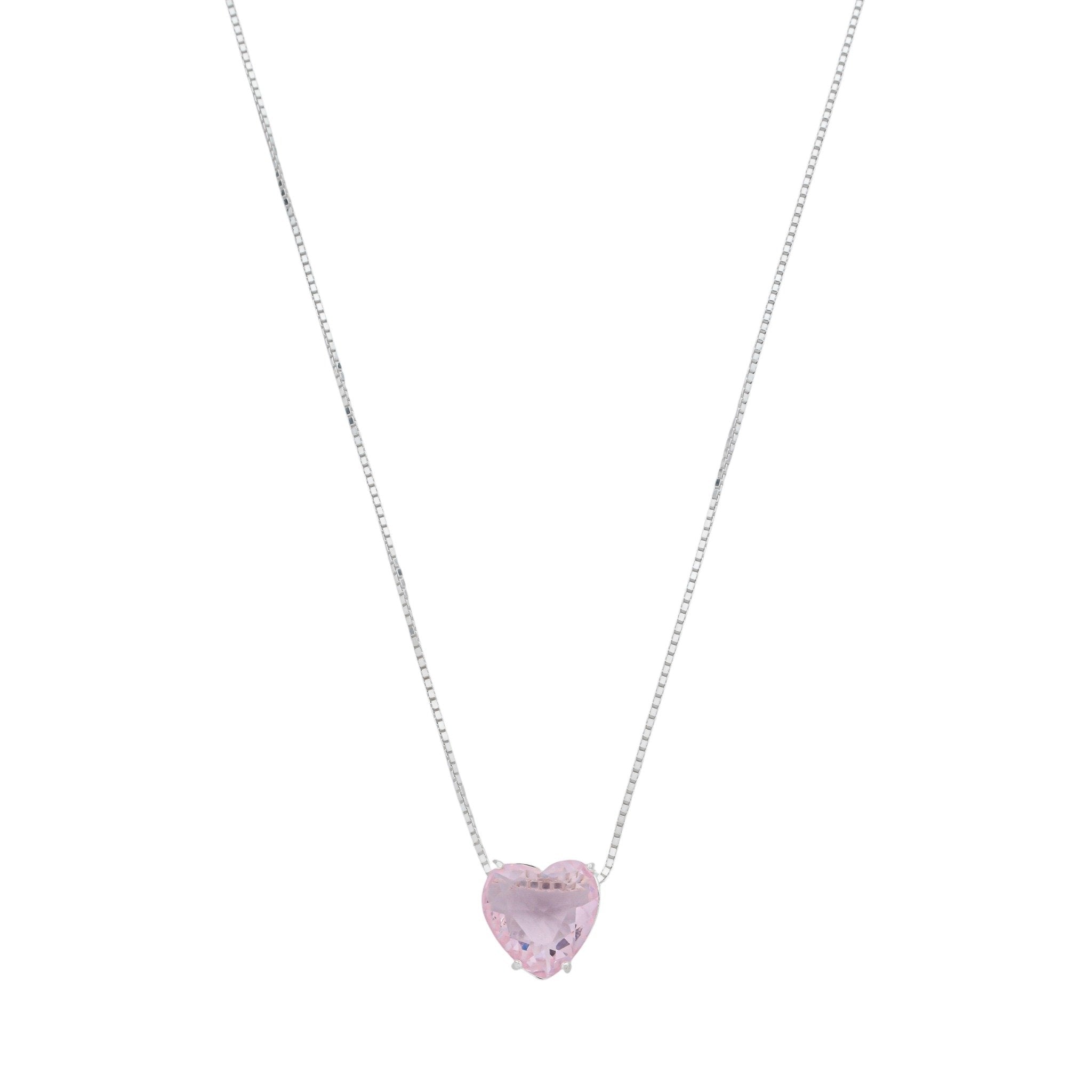 Colar Pink Aura – Prata 925